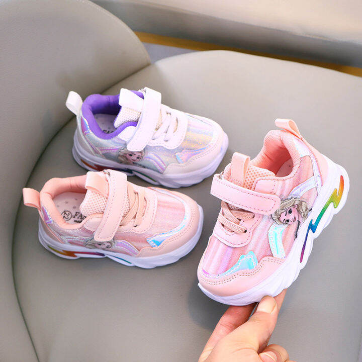 Little girl 2025 rainbow shoes