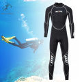 ชุดดำน้ำอุ่นหนา 3 มม. Wetsuit สำหรับผู้ชายเหมาะสำหรับการว่ายน้ำ / ดำน้ำลึก / ดำน้ำตื้น / โต้คลื่น ชุดดำน้ำชาย. 