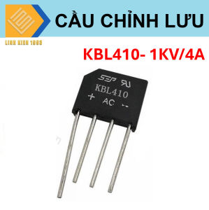 Cầu chỉnh lưu KBL410 1KV- 4A