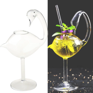 180ml Wine Glass Set Exquisite Swa Shape Wine Glass Exquisite Workmanship Durable Unique Swan Shape Design Gift for Home