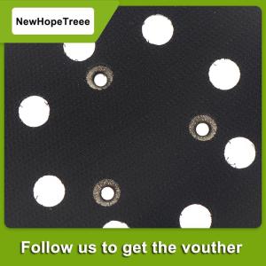 NewHopeTreee 125มม.8หลุมสนับสนุนแผ่นขัดกระดาษทราย HOOK LOOP สำหรับ Makita Orbit sander