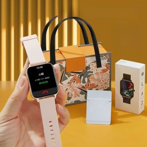 Womens Smart Watch Suitable for Oppo iPhone Multi-Function Phone Call Sports Bracelet㏇0708