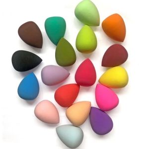 1pc Waterdrop Makeup Blender Sponge Cosmetic Puff Super Soft Facial Powder Cream Cosmetic Puff