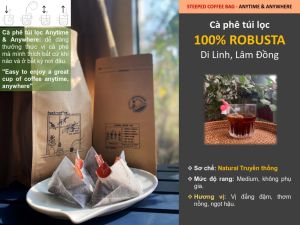 Cafe Túi lọc ROBUSTA - Di Linh Lâm Đồng