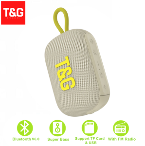 T&G Tg472 TWS HiFi Clear Super Bass Stereo Sound Box Waterproof Portable Wireless Bluetooth V6.0 Speaker