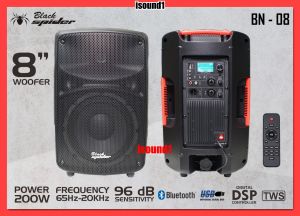 PROFESSIONAL AKTIVE SPEAKER BLACKSPIDER BN-08 BN 08 BN08 ORIGINAL