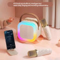 K12 Mini High End Wireless Audio Mini Home With 1 Microphones Professional Karaoke Speaker. 