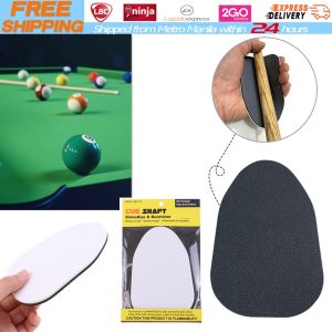 【Local Warehouse】【115x75x5mm】Billiard Maintenance Accessory Two?Sided Snooker Shaft Burnisher Cleaner Polisher Billiard Maintenance Accessory Cue-Shaft-Smoother