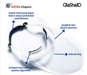 Face Shield - Pelindung Wajah Glashield Produksi By Astra