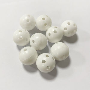 Ginca 10pcs 24mm Plastic Rattle Bell Balls Squeaker Baby Toys DIY Beads Noise Maker
