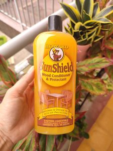 Sáp Chống Phai Màu Gỗ Ngoại Thất SunShield Outdoor Furniture Wax 473ml