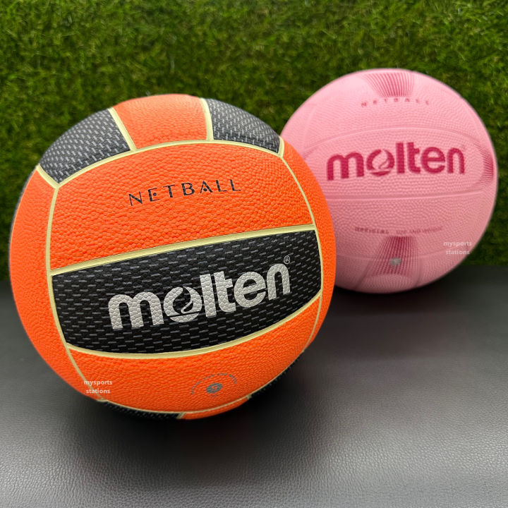 Molten Netball Ball Synthetic Leather Bola Jaring Size 5 Sn58mx