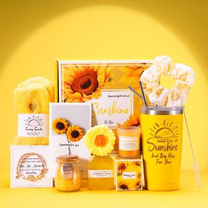 Spa Gift Basket Candle Bath Bomb Relax Woman Man Wife Girl Her Mother Father Teacher Birthday Anniversary Valentine 9213