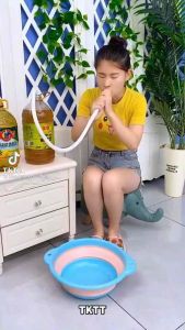 Ống Hút Chất lỏng bóp tay Cao cấp dây ống dài 2m