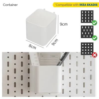 ZENi Pegboard Organizer PRIME | Accessories Fits with IKEA SKADIS | Wall Organizer Hole Board