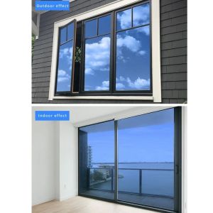 [MY Delivery] Blue Silver One Way Window Tinted Film Window Film Privacy for Home and Office
