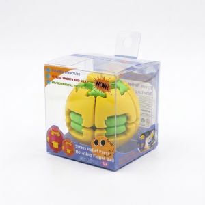 Original Quality Stress Relief Rotating Fidget Ball Press‑to‑Spin Fidget Toy 3D Deformable Finger Sp