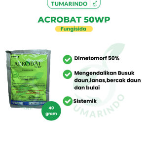 Acrobat 50WP 40 Gram Dimetomorf Per Sschet Fungisida Mengendalikan Busuk Daun Lanas Bulai