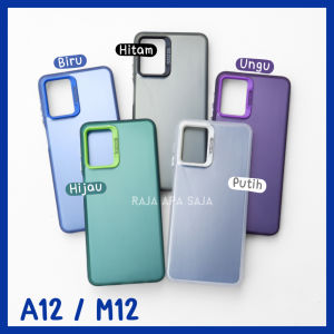 Hard Case For S4MSUNG A11 A12 M11 M12 Hologram Mika Casing Hybrid Silicon Cover Macaron