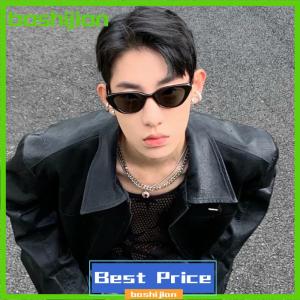 bashijian Triangle Cat-Eye Sunglasses For Women Pink Cat-Eye Sunglasses Hot Girl Beach Glasses Outdoor Travel Camping