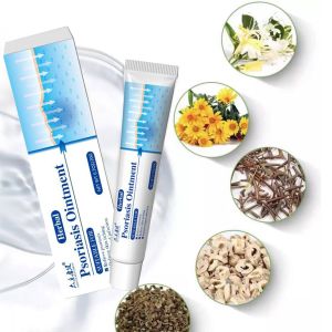 100% Effective Herbal Psoriasis Dermatitis Eczema Pruritu Psoriasis Cream Ointment Anti-Itch Cream Acne Keratosis Dermatitis Psoriasis Eczema Anti-Rash Lotion Topical MedicatedTraditional Herbs Antifungal Ointments for Dermatitis Allergy Skin 20g