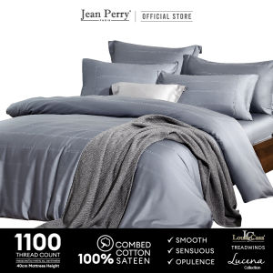 Jean Perry - Louis Casa Lucena Quilt Cover Set - 100% Combed Cotton Sateen 1100TC Soft Luxury Bedding (Queen / King)