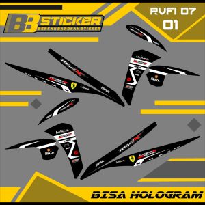 Stiker Striping Revo Fi Injeksi BISA HOLOGRAM Rvfi 7