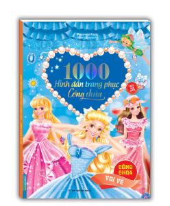 1000 hình dán trang phục công chúa - Công chúa vui vẻ