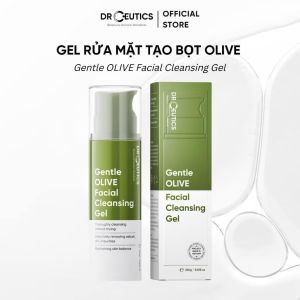 Sữa rửa mặt Drceutics Gentle Olive Cleansing Foam 150ml Lvy Shop làm sạch sâu dịu nhẹ cho mọi loại da
