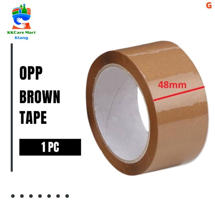 OPP - Brown Packing Tape 48mm X 40yard 棕色封箱胶带 | Lazada