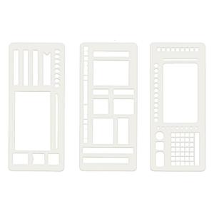 Bộ 3 máy tính xách tay hiệu quả để chấm Nhật Ký tổ chức hàng ngày Mẫu kế hoạch mảng chấm sáng tạo