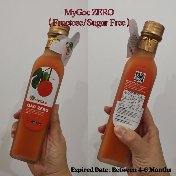 MyGac ZERO Sugar Free/Fructose Organic concentrated Gac Fruit Juice ...