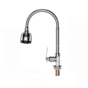 ก๊อกน้ำล้างจาน COD ก๊อกน้ำซิงค์ ปรับได้ 2 ระดับ หมุนได้360