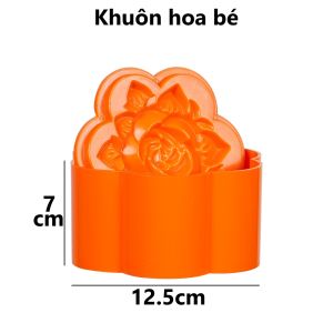 Khuôn xôi nhựa VIỆT NHẬT - Hình hoa tim chữ Phúc Lộc Thọ - Xôi cúng đầy tháng thôi nôi - 5750/63