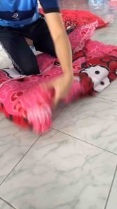 06 เคล็ดลับเด็กอนุบาล, รูปแบบ หนา, มีหมอนและสายผูกมัดพับเก็บพกไปโรงเรียนสะดวก