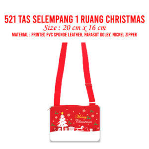 Christmas Sling Bag Souvenir Natal Tas Selempang Anak