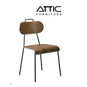 Cafe Dining Chair / Kerusi Makan / Metal Leg Dining Chair / ATTIC FURNITURE AVA DINING CHAIR