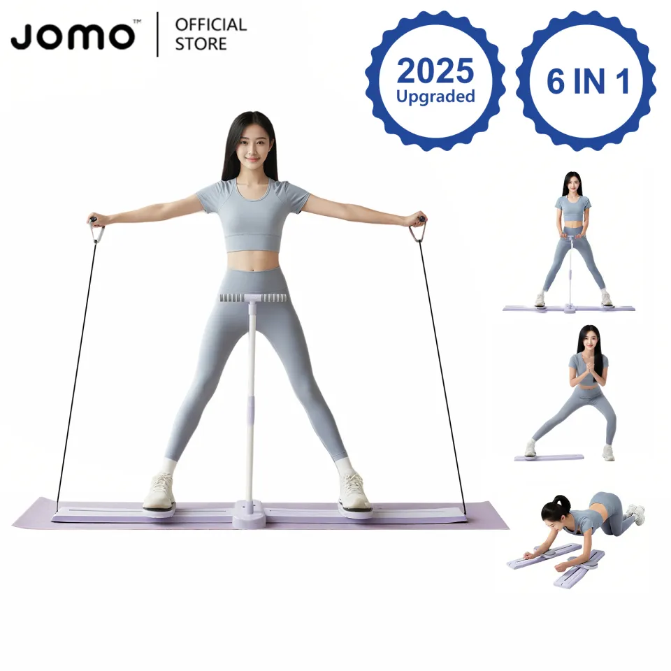 JOMO Multifunctional Split Ski Exercise Machine with Pull Rope