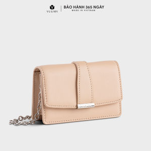Ví Yuumy (Thời trang nữ phối dây đeo chéo mini xinh xắn - Ví da Seasand YV101)