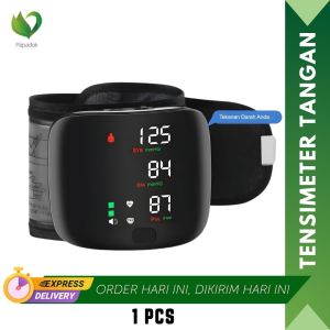 TaffOmicron Tensimeter Alat Ukur Tekanan Darah Pergelangan Tangan Digital B Indonesia - A01