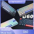 DrunkDeer G60 Magnetic Switch Gaming Keyboard with Rapid Trigger,Adjustable Actuation Distance Keyboard TKL RGB Wired USB Compact 60% Size Compact 61 Keys.. 