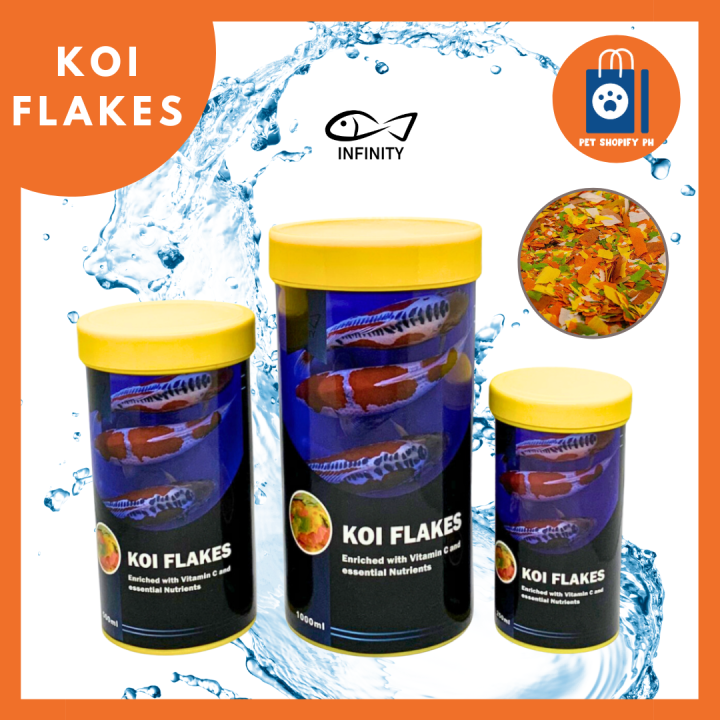 INFINITY KOI FLAKES/KOI FOOD/GOLD FISH FOOD/NUTRITIOUS FISHFOOD | Lazada PH - Carbohydrates In Koi Fish Flakes