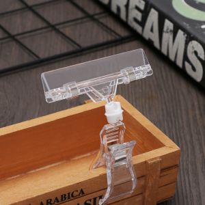 5 buah Jepitan Harga Transparan/Penjepit Harga Price Tag 11cm /Jepitan Harga Obral/Price Tag