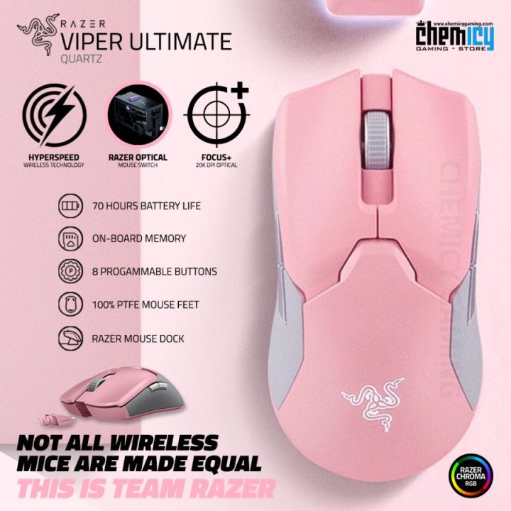 Razer Viper Ultimate Quartz Pink マウス ピンク Razer Viper