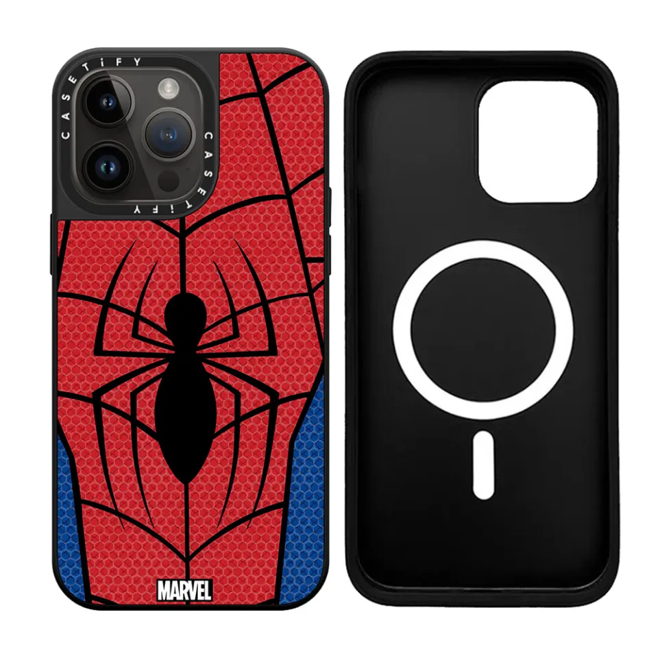 CASETiFY Mirror Face Spider Man Magsafe Phone Case for iPhone 15