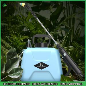 Sikiwind 5L Automatic Plant Mister USB Rechargeable Handheld Sprayer Bottle 2 Modes Telescopic Handle 360 Rotating Nozzle with Shoulder Strap Garden Supplies