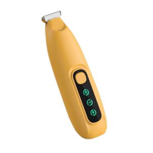 SIRENXI Đèn LED Máy cắt lông thú cưng Tiếng ồn thấp An toàn Máy loại bỏ lông chó bằng điện An toàn Tay cầm thoải mái Máy cắt lông chó Chăm sóc chó
