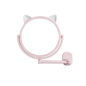 180° Rotate Cat Mirror Folding Makeup Cosmetic Adjustable Cute Mirror Travel Home Adjustable Bathroom Makeup Mirror