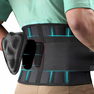 2025 Lumbar Support Belt Waist Trainer Brace Double Pull Back Back Pain Relief Bengkung Tulang new