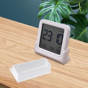 Plastic Support Hygrometer Thermometers Stand Temperature Humidity Sensors Holder Climate Monitor Rack for Home Office